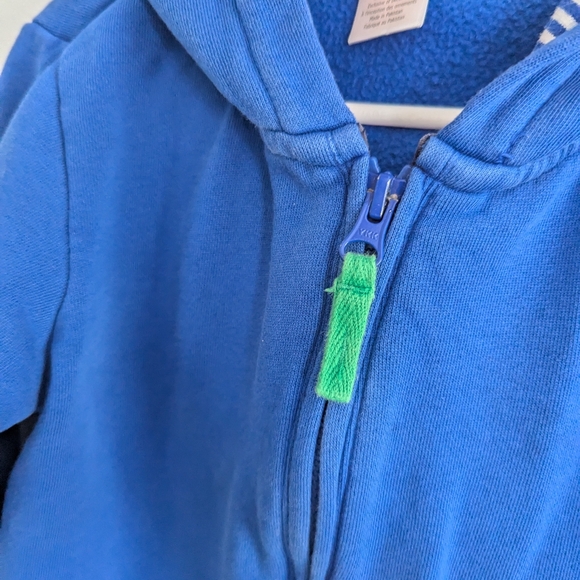 Gymboree Boys Dinosaur Hooded Blue Sweatshirt 4T - Picture 5 of 7